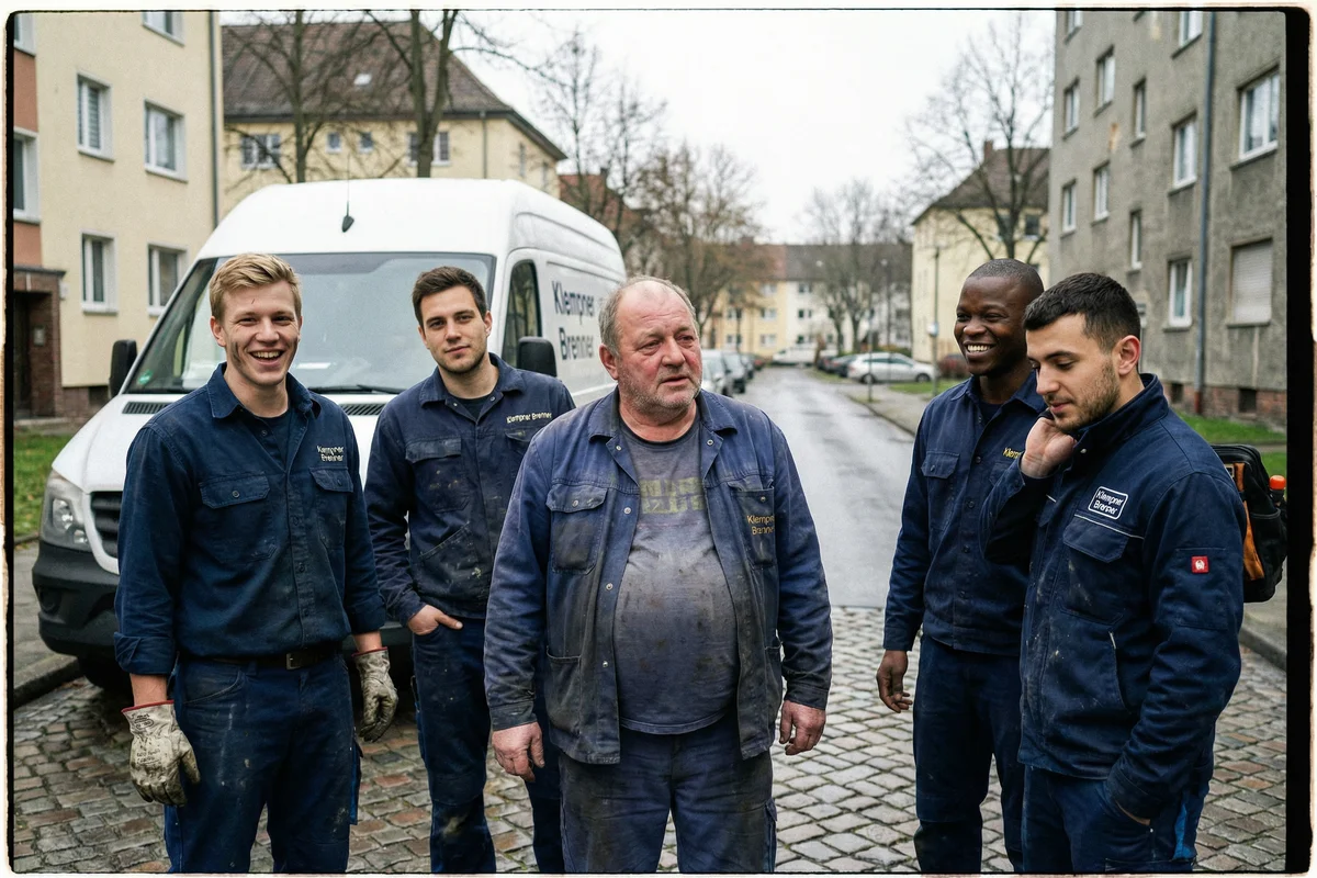 Klempner bei der Arbeit in Rodenkirchen